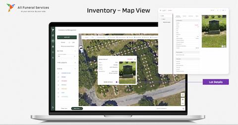 inventory cemetery map view