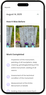 Tending App on mobile screen
